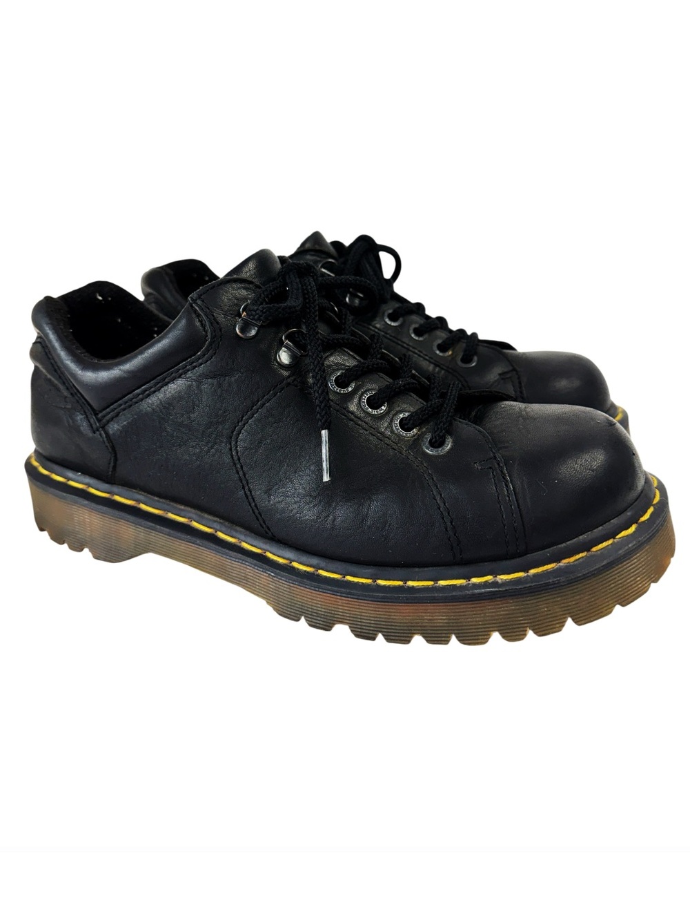 Vintage Dr. Martens #8312 black leather chunky Oxford shoes Size Mens 12